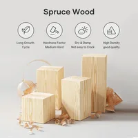 36in x 84in Wood Barn Door with 6.6FT Barn Door Hardware Kit Included K Shape Solid Spruce Wood Panel Need 2