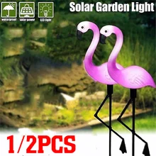

LED Waterproof Solar Flamingo Landscape Light Lantern Decorative Lawn Yard Lamp Pathway Light for Garden