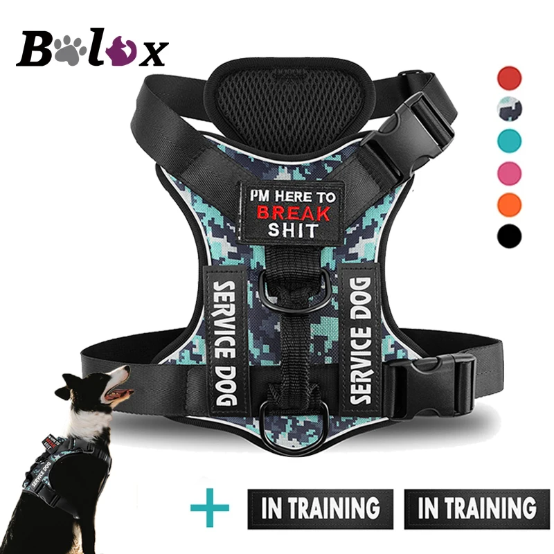 Pet Harness Dog Harness Pet Chest Harness Safety Harness Dog Harness No pull Reflective Tactical Harness Vest for Pet Dogs