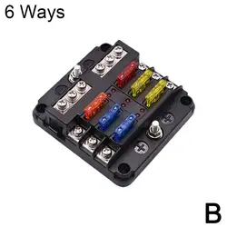 Enhanced Blade Fuse Holder Block with Warning Indicator - Power Distribution Panel (B)