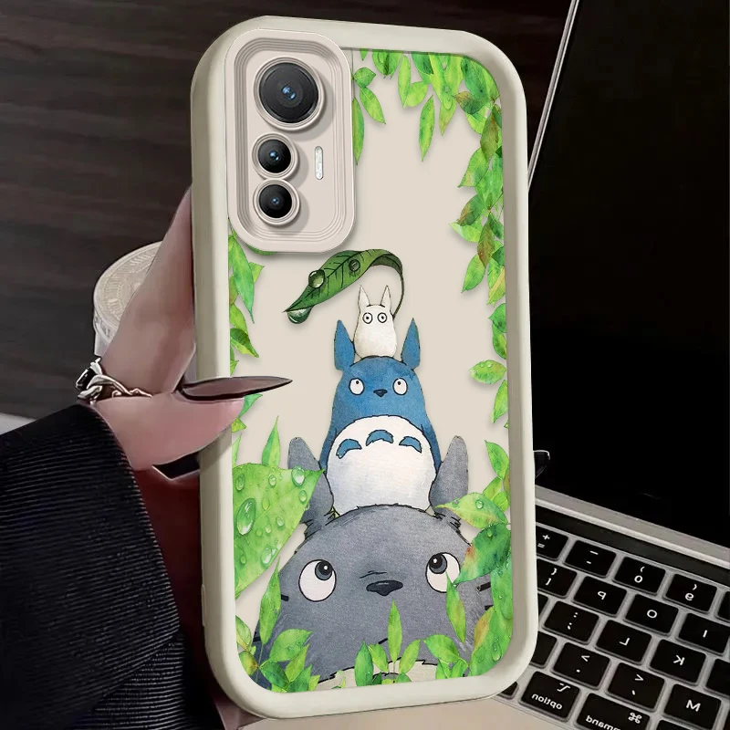 Whimsical Totoro Nature-Inspired Soft Phone Case