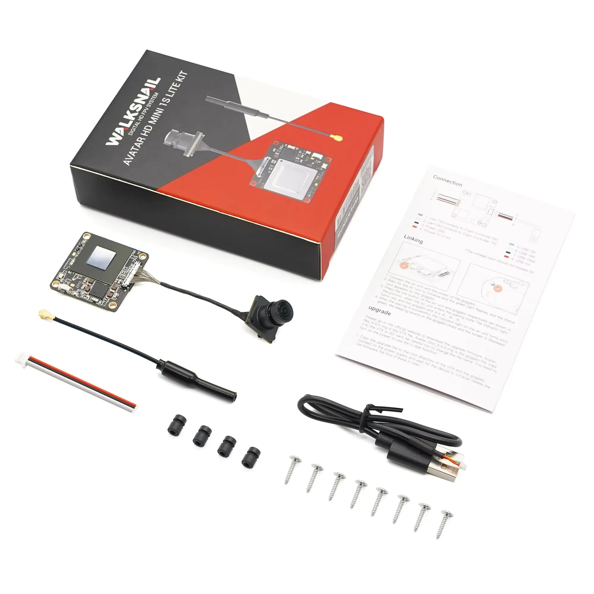 Kit FPV HD Avatar Mini 1S Lite en main, taille réduite pour un vol immersif en 1080P