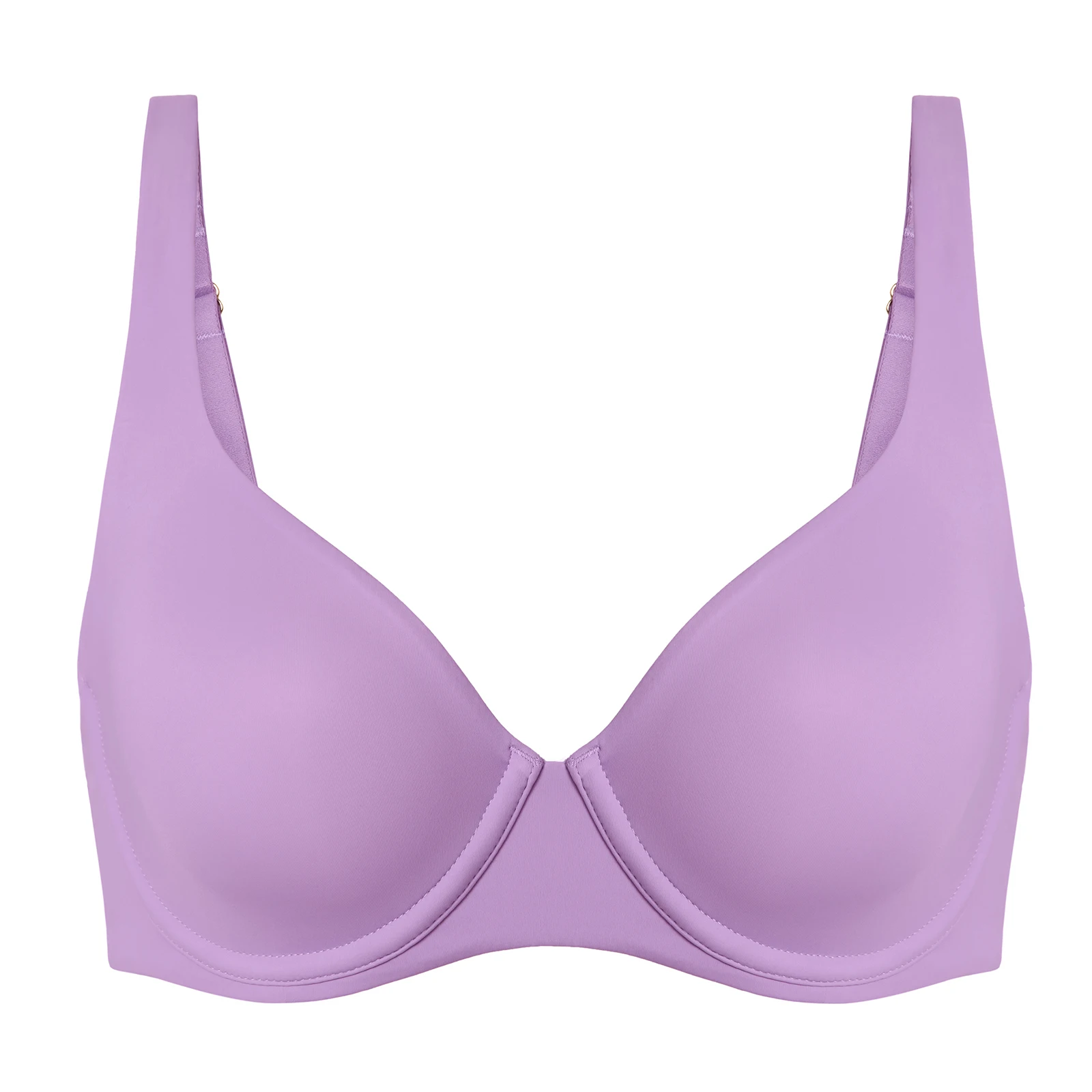DELIMIRA Women's Confishape Scoop Neck Balconette Bra Plus Size Minimizer Underwire Full Coverage Unlined Bras B C D DD E F G