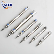 Mini Double Acting Pneumatic Cylinder CDJ2B10 CDJ2B16-5/10/15/20/25/30/35/40/50/60/75/100 Stainless Steel  Small Air Cylinder