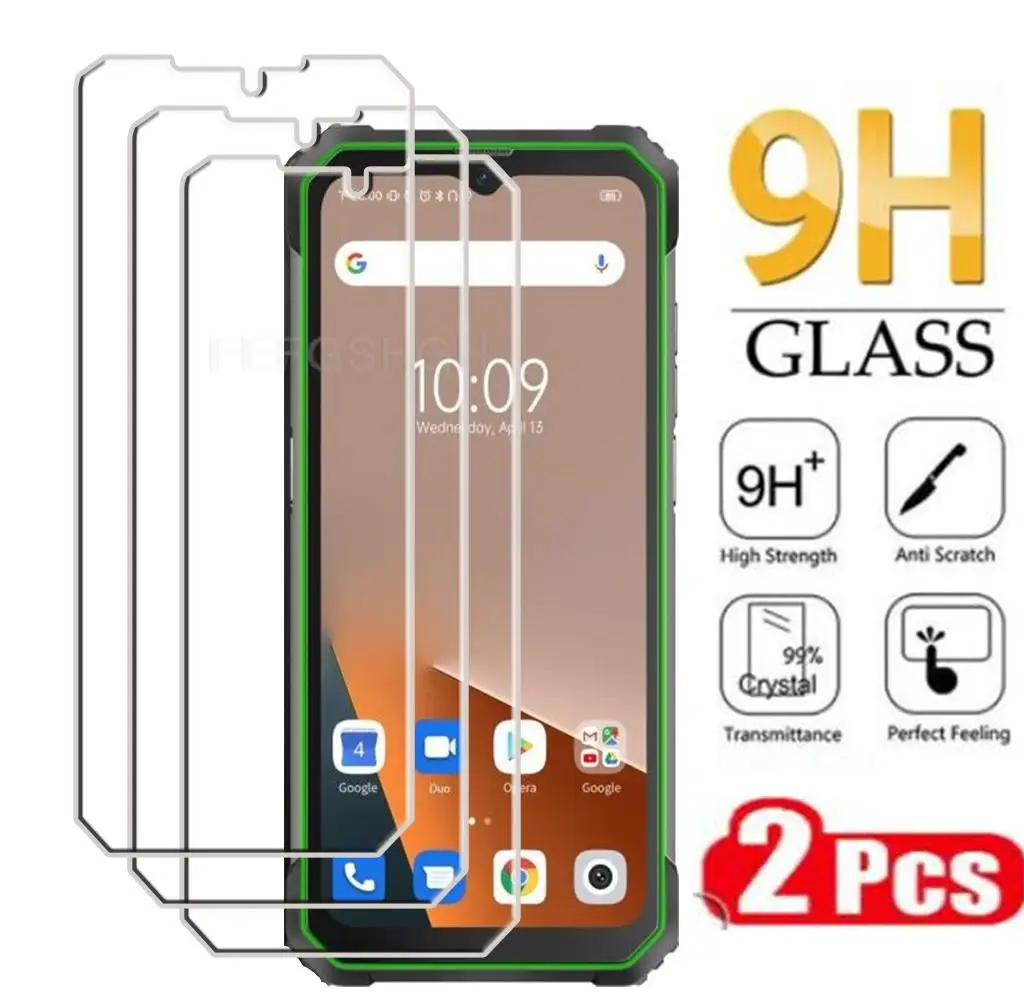 

2PCS Original Protection Tempered Glass FOR Blackview BV8800 6.58" Blackview BL8800 Pro Screen Protective Protector Cover Film