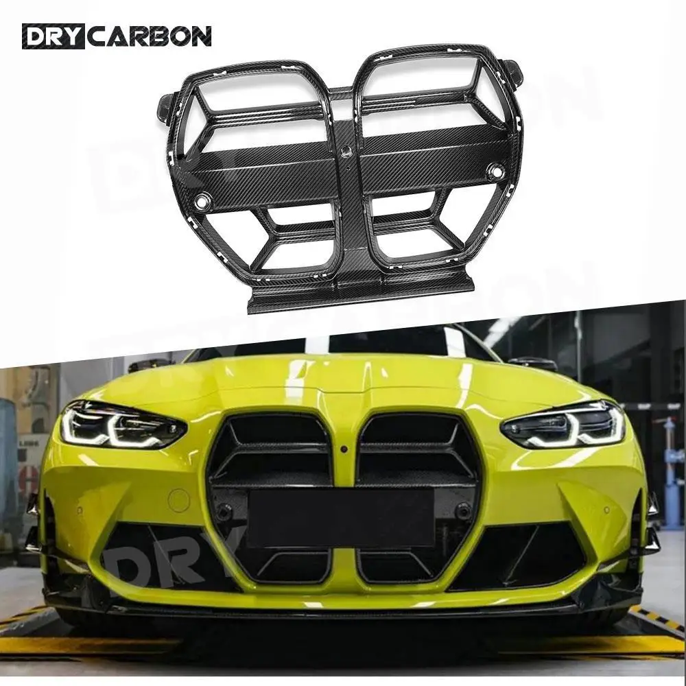 

Dry Carbon Fiber C** Style Car Front Bumper Racing Grills Front Grille for 3 Series G80 M3 4 Series G82 G83 M4 2021+ Replacement