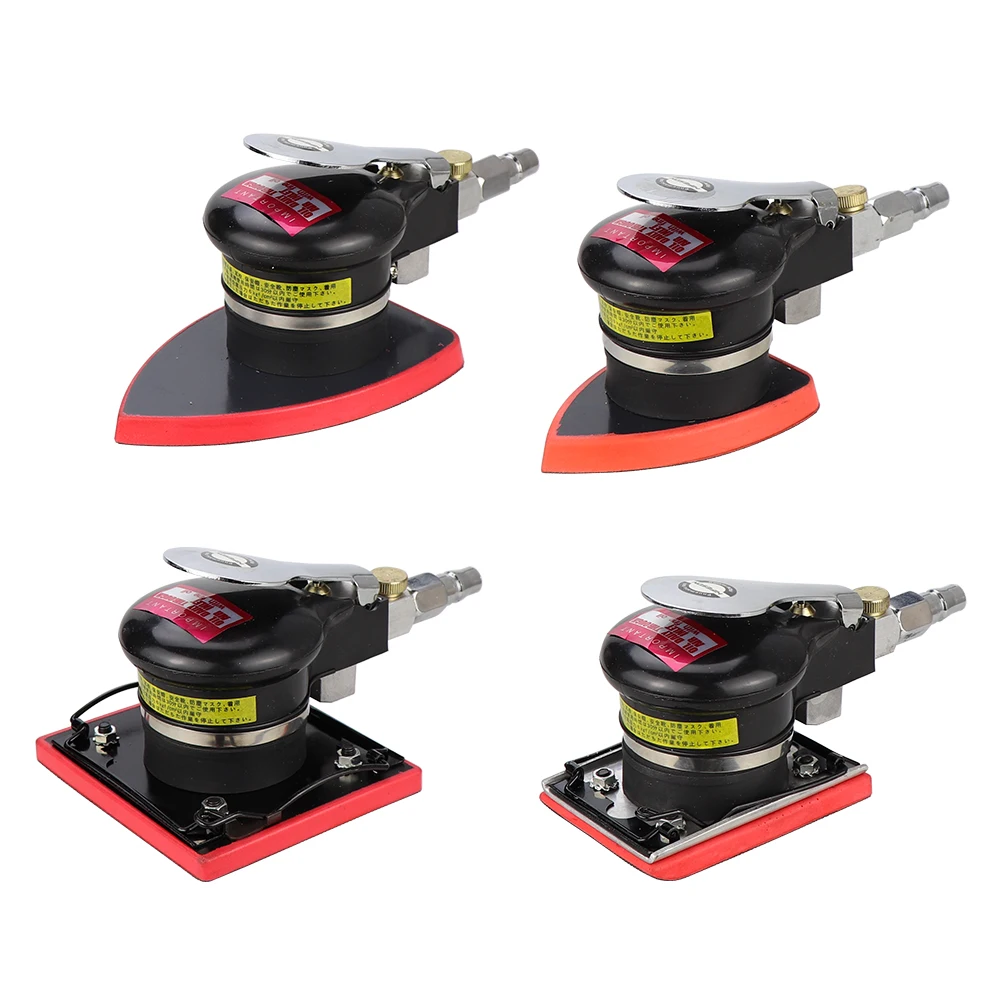 HIFESON Pneumatic Orbital Sander Air Grinder 70X100mm 100X110mm 90X130mm Hardened Steel Core Eccentric Polishing Machine 5