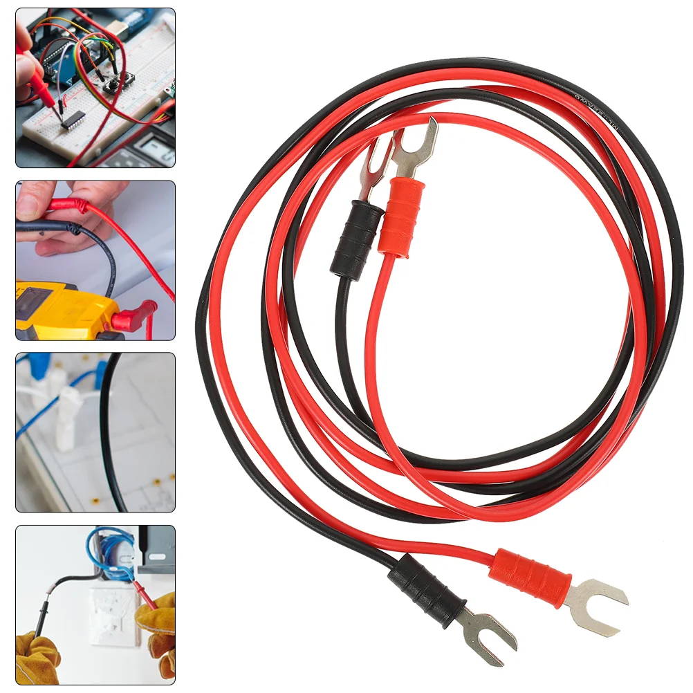 4 Pcs Turntable Test Cable Phonograph Connecting Ground Wire Copper Electrical Various