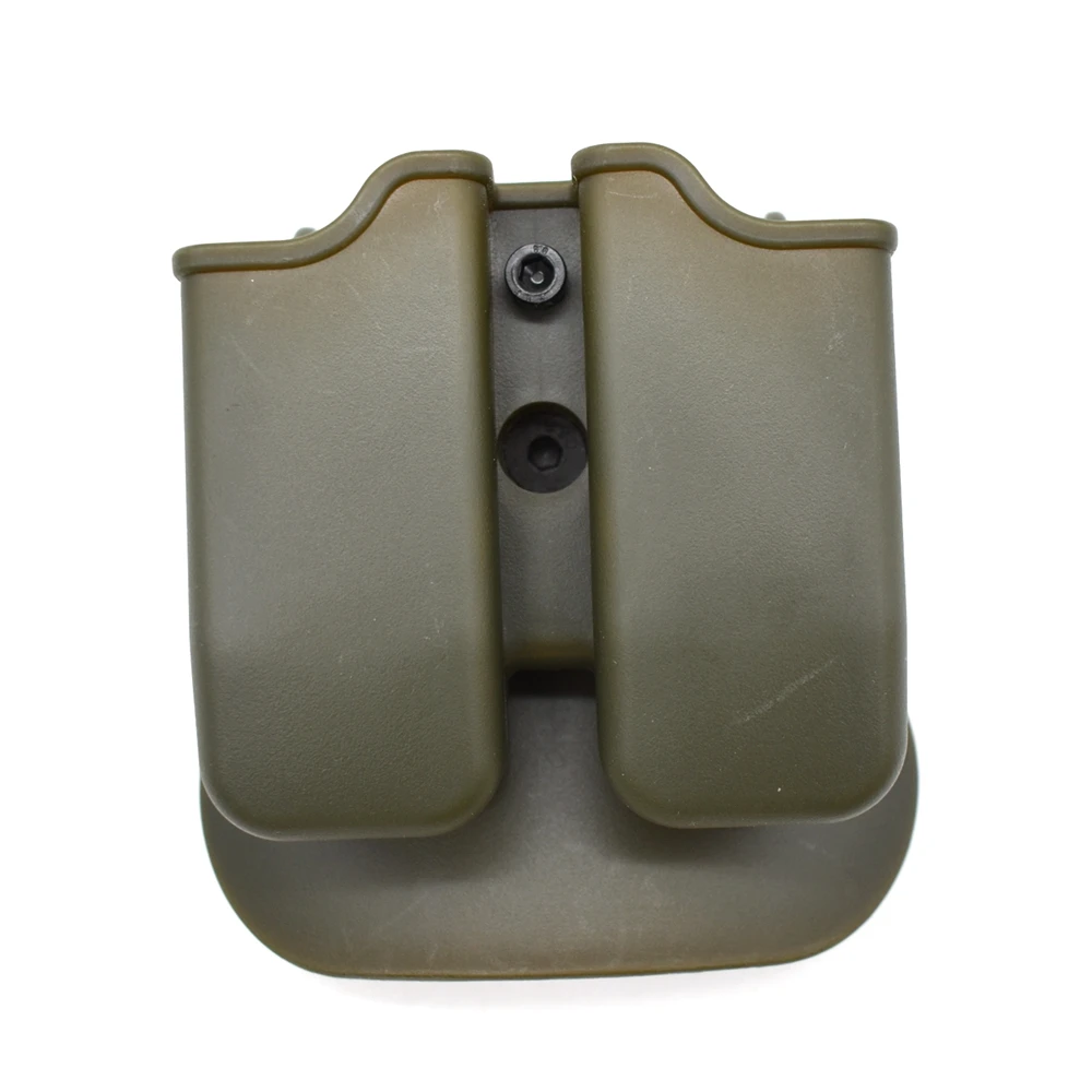 Tactical Defense Retention Gun Holster with Double Magazine Pouch
