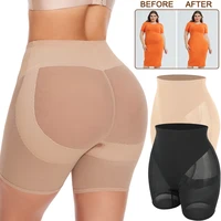 Sexy Butt Lifting Shaping Shorts Women High Waist Mesh Breathable Shaping Panties Shapewear Thigh Slimming Smooth Body Clothing