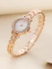 Fashion design alloy compact women's graduated quartz watch watch gift assorted pieces 3