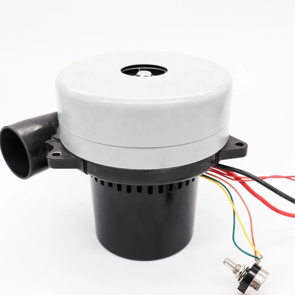

Vacuum blower and 70CFM air flow with intake duct, brushless DC motor
