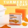 Turmeric Whitening Soap Original Skin Lightening Deep Cleaning Freckle Removal Ginger Handmade Soaps Oil Control Skin Care 2