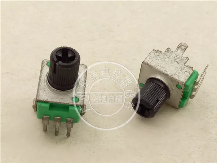 15pcs for CF R0902N 09-type Vertical Single Potentiometer B5K B502 / Handle Length 8MM Flower / Handle Cross