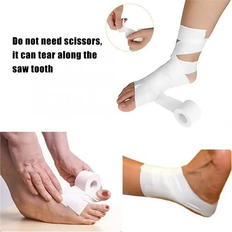 12.5/25/50mm/Roll Medical Waterproof Cotton Premium Adhesive Tape Sport Binding Physio Muscle Elastic Bandage Strain Injury Tape - Image 4