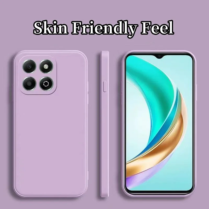 Noble Fashion Solid Color Shockproof Protective Liquid Silicone Phone Case