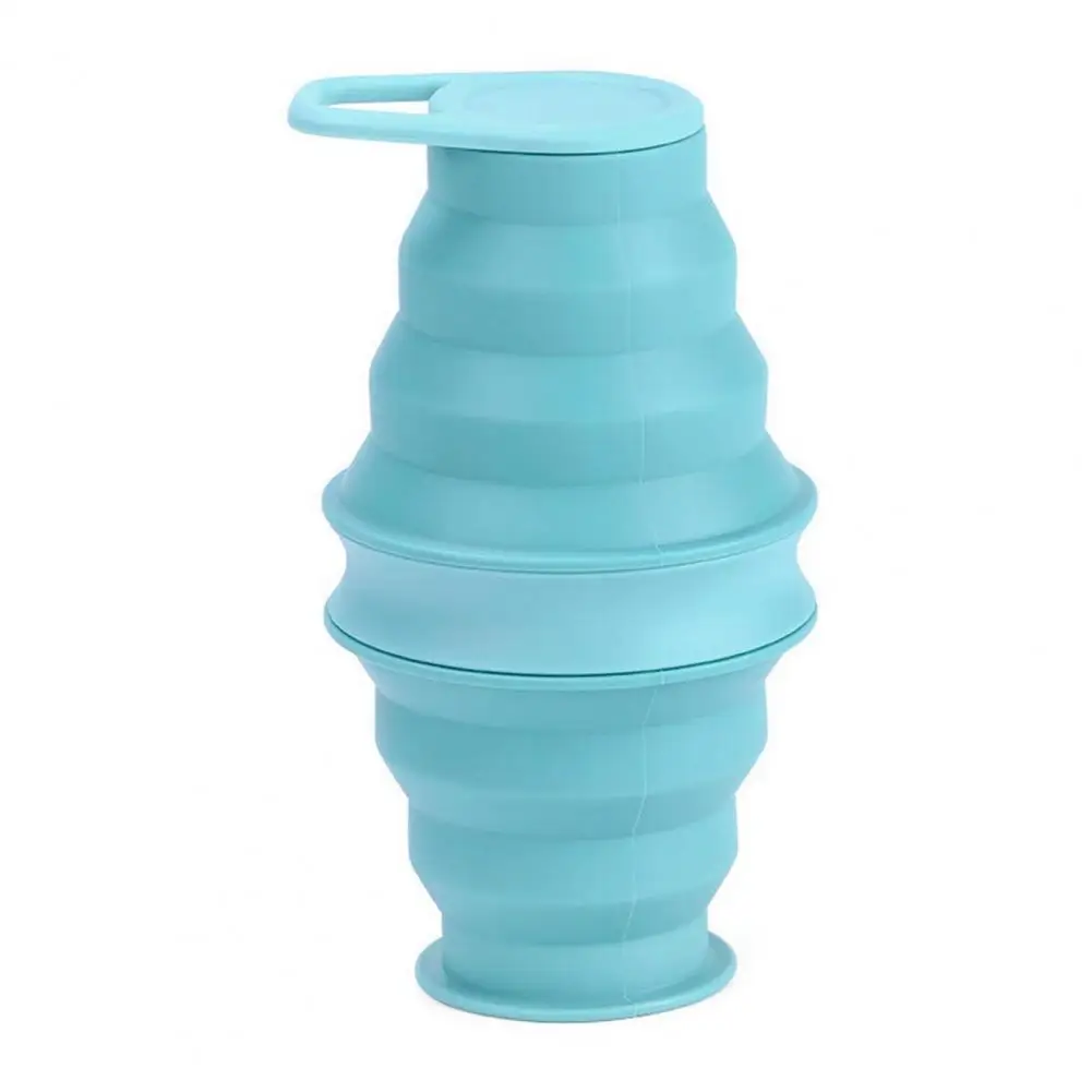 500ML Collapsible Water Bottle Food Grade BPA Free Portable Travel Hiking Sports Water Kettle
