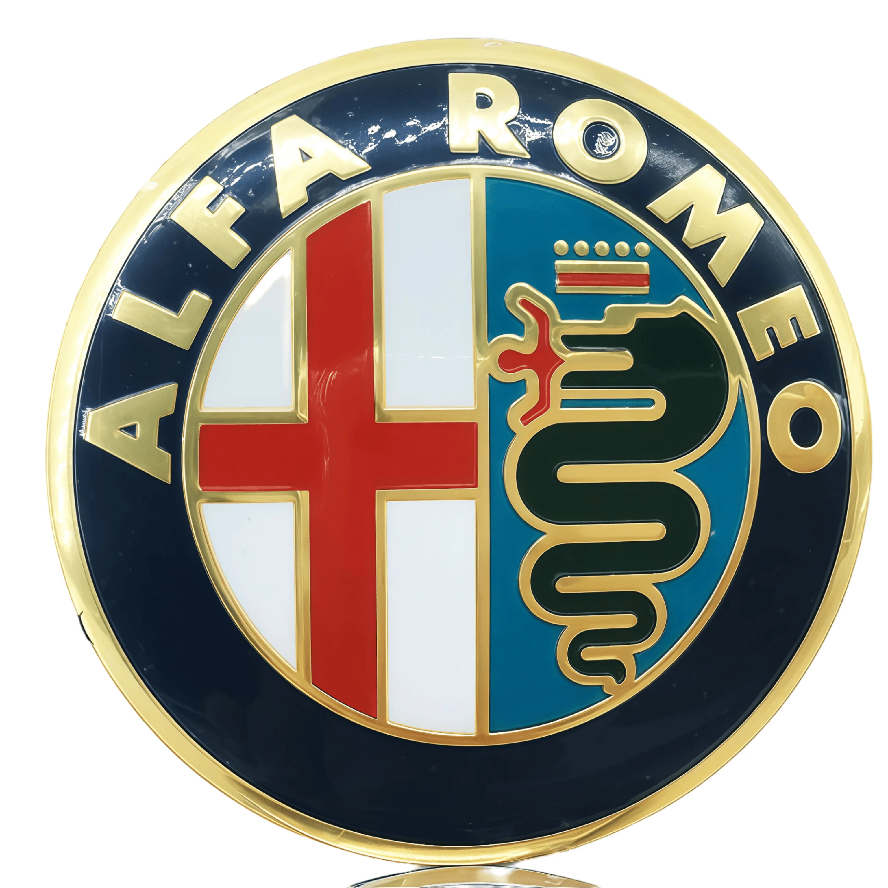 Alfa Romeo Quadrifoglio Stickers - Verschillende maten 40mm tot 60mm