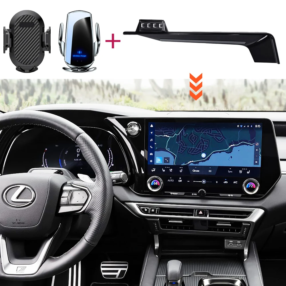 Car Phone Holder For Lexus RX RX350 2023 2024 AL30 Screen Panel Fixed ...