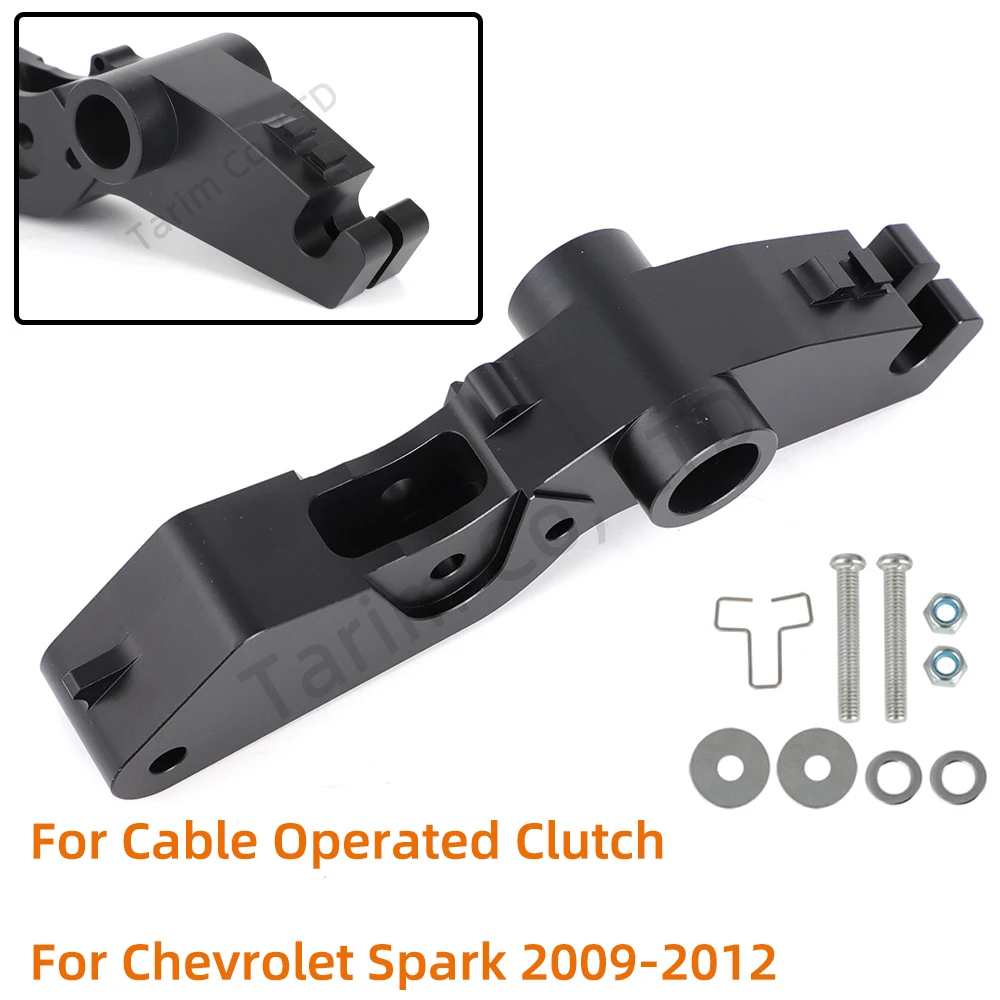Chevrolet Spark 2009-2012 용 케이블 작동 클러치 용 페달 수리 피벗 브래킷 키트 자동차 액세서리 알루미늄