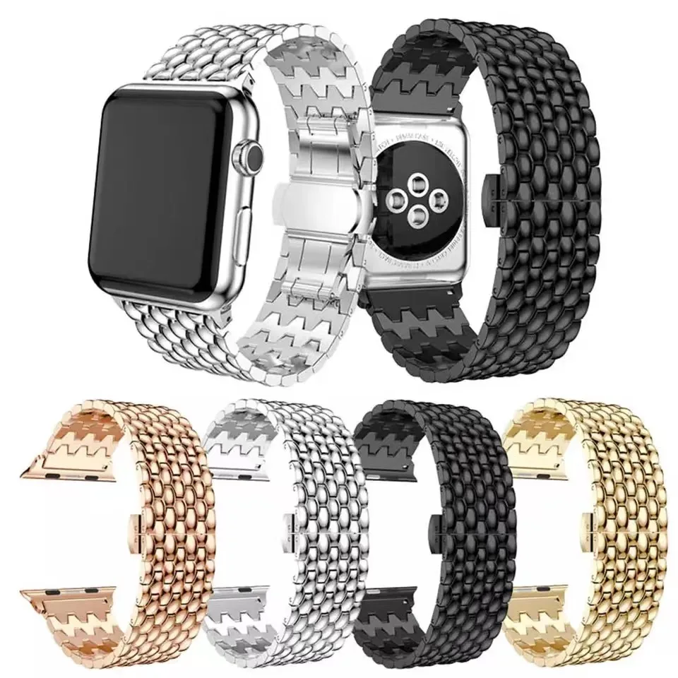 

Metal Strap For Apple watch band 49mm 45mm 41mm 42mm 44mm 38mm Bracelet Wristband For iWatch series Ultra 8 7 6 5 4 3 SE Correa