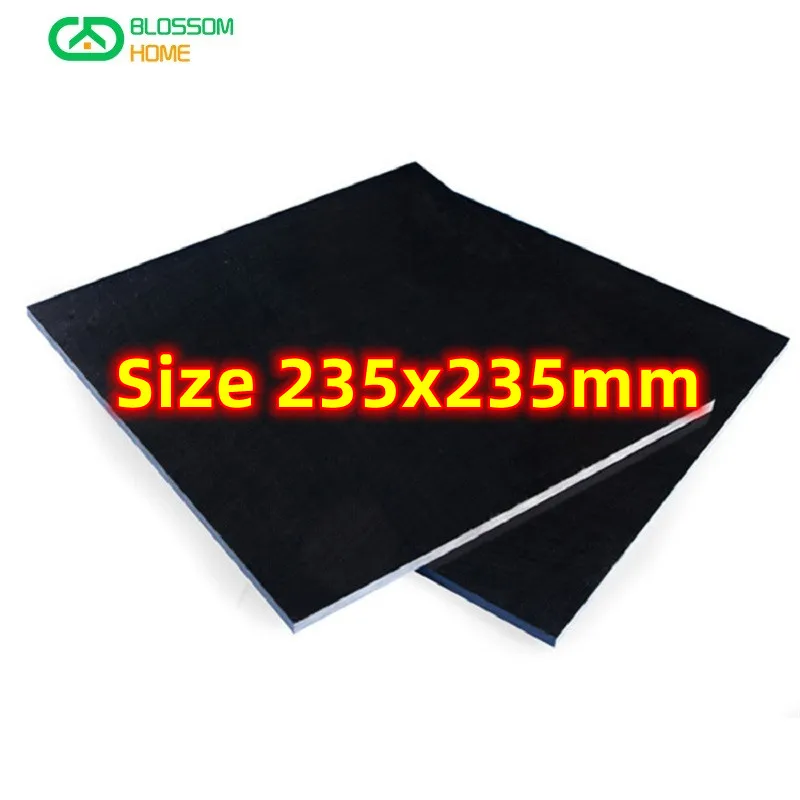 235x235mm Black FR4 Fiberglass Sheet Glass Fibre Plate GFRP GF Board Black Epoxy Plate FR-4 Insulation and Anti-static Sheet