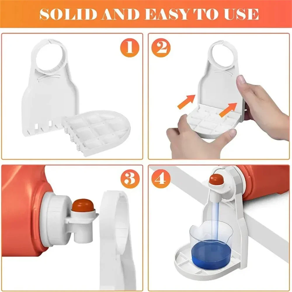 Laundry Detergent Drip Catcher Detergent Cup Holder One Size Fits Most Economic Sized Bottles No More Mess or Leaks