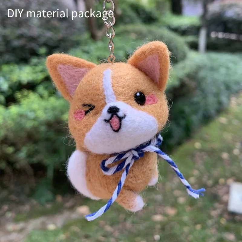 Wool Felt DIY Poke Material Package DIY Wool Felt Needle Simulation Cat Poke Material Package Hand-brain Coordination Training