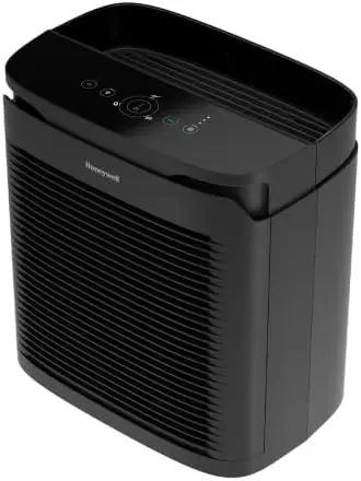 

HEPA Air Purifier, Allergen Reducer for Medium/Large Rooms (200 sq. ft.) Black - Wildfire/Smoke, Pollen, Pet Dander & Dust A Ess