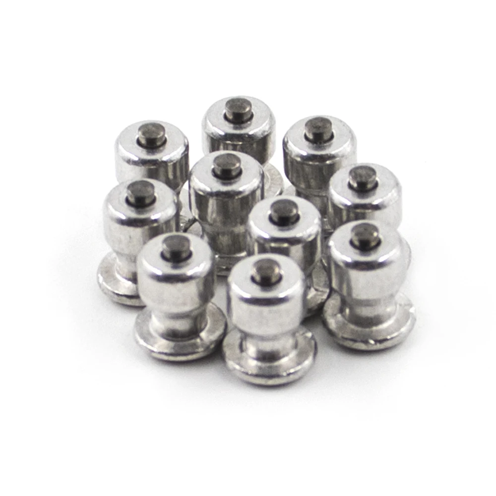 100x Wheel Tire Spikes Metal Studs Lugs Screw Winter Snow Ice Anti-Slip For Car Motorcycle SUV ATV Truck 7.7x10mm JX8-10-2 W-15