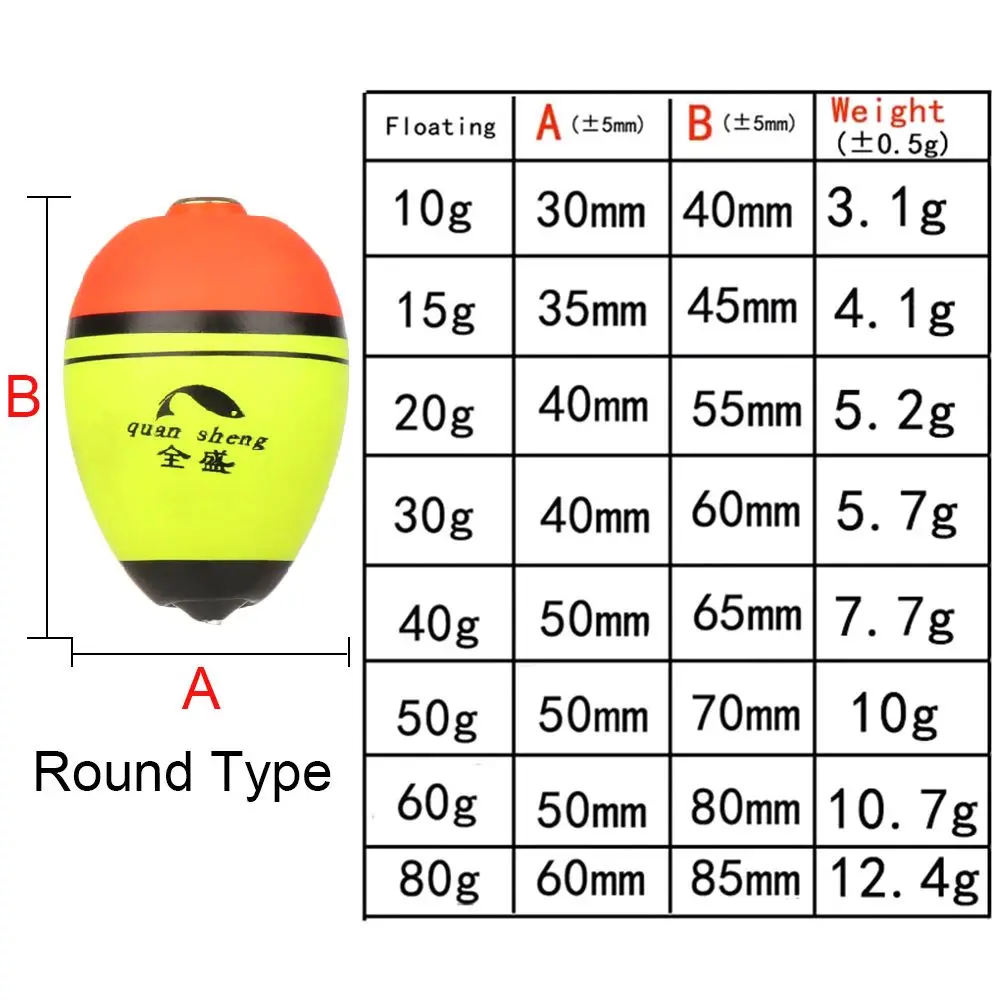 Fishing Float High quality EVA elastic material 40g buoyancy Sea Fish Float Fishing Tackle
