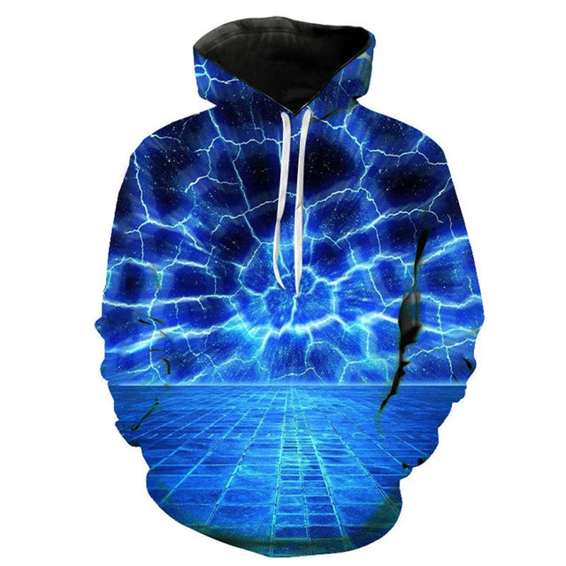 Lightning Harajuku Pattern Fashion Style 3D Printed Hoodies Unisex Pullovers Hoodie Casual Sweatshirts Street Top Tracksuit