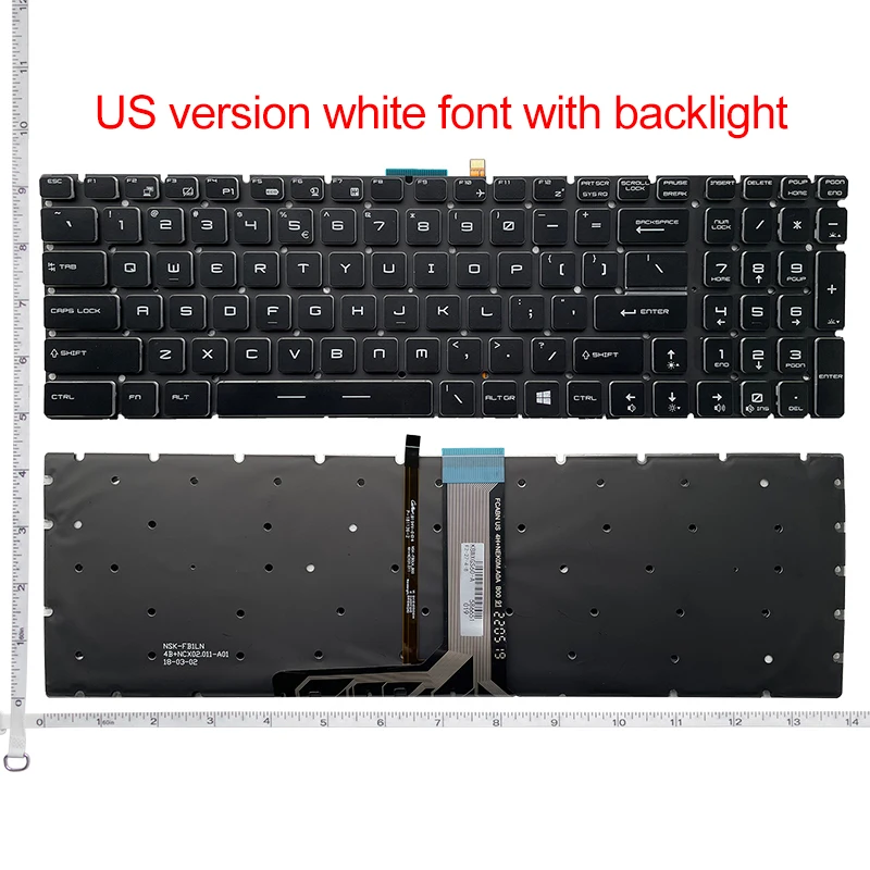 Tastiera Laptop MSI VR620 VR630 VR700 VR705 – Layout Tedesco QWERTZ – Nuova!