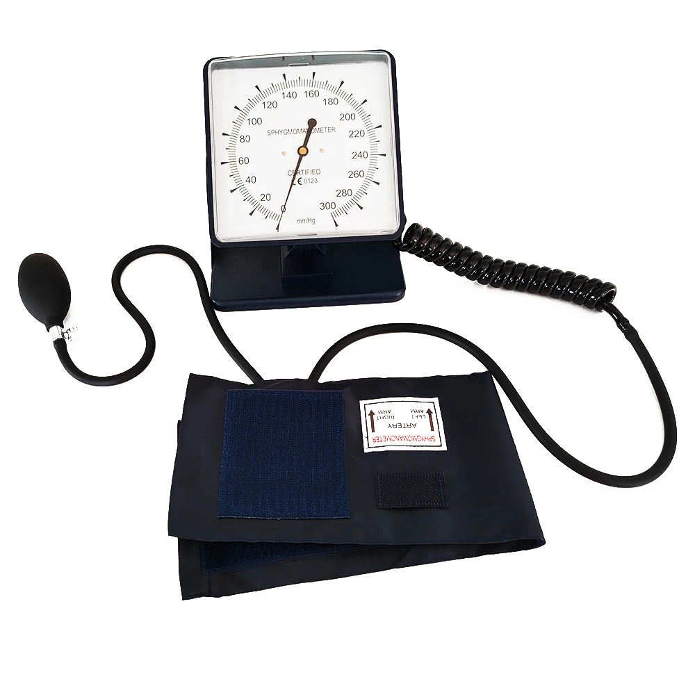 Blood Pressure Monitor Meter Non-liquid Wall Mounted with Large Screen Measurement Device