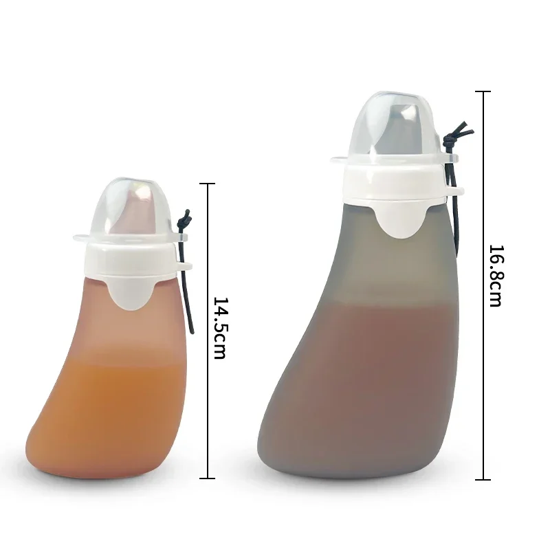 Breastmilk Storage Bags Silicone Reusable Leak-proof with Pacifier