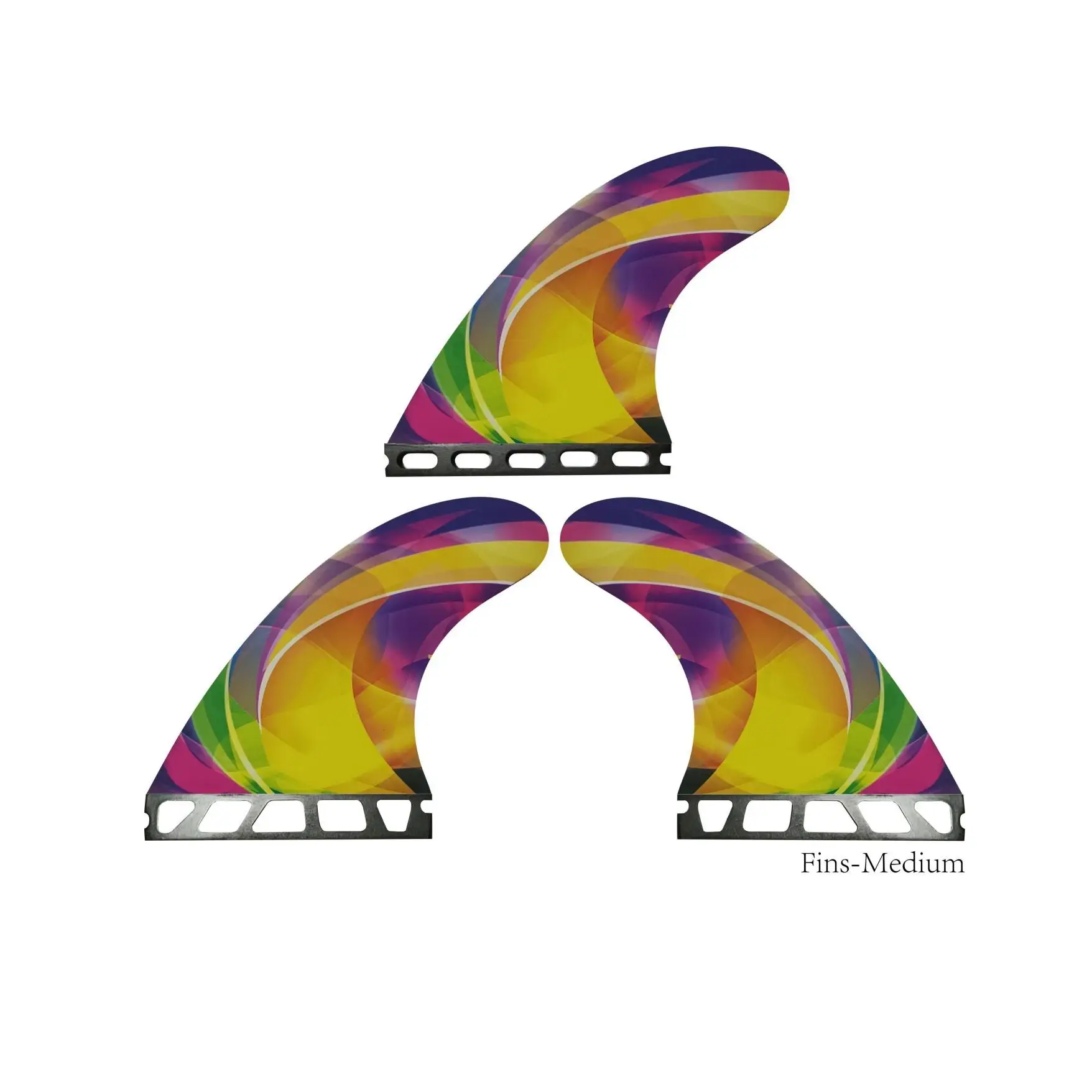 Surfing Accessories Surfboard Fins Three Pieces For FCS 2 Fin Honeycomb Carb Size S/M/L Sport and Recreational