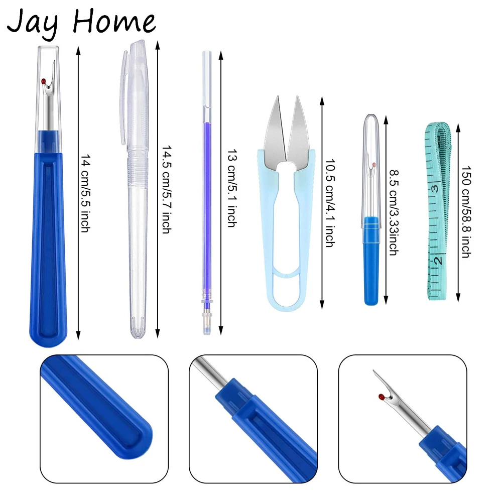 29pcs Hand Sewing Tools Set Quilting Sewing Clips Seam Rippers