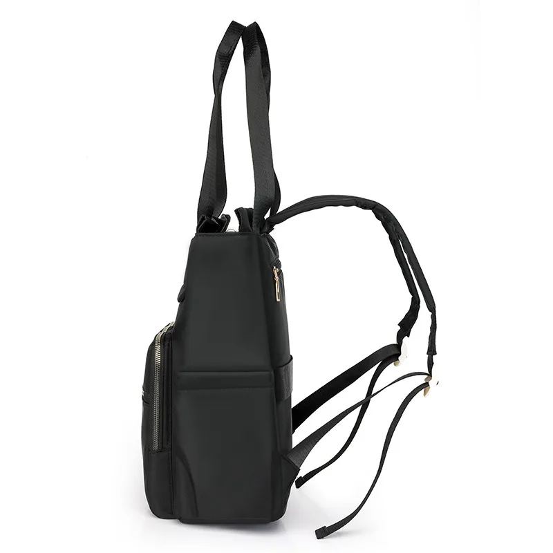 Zaino Casual da Donna, Borsa a Tracolla Impermeabile in Nylon, Zaino Grande Capacità per Scuola, Borsa da Viaggio alla Moda per Signore - immagine 3