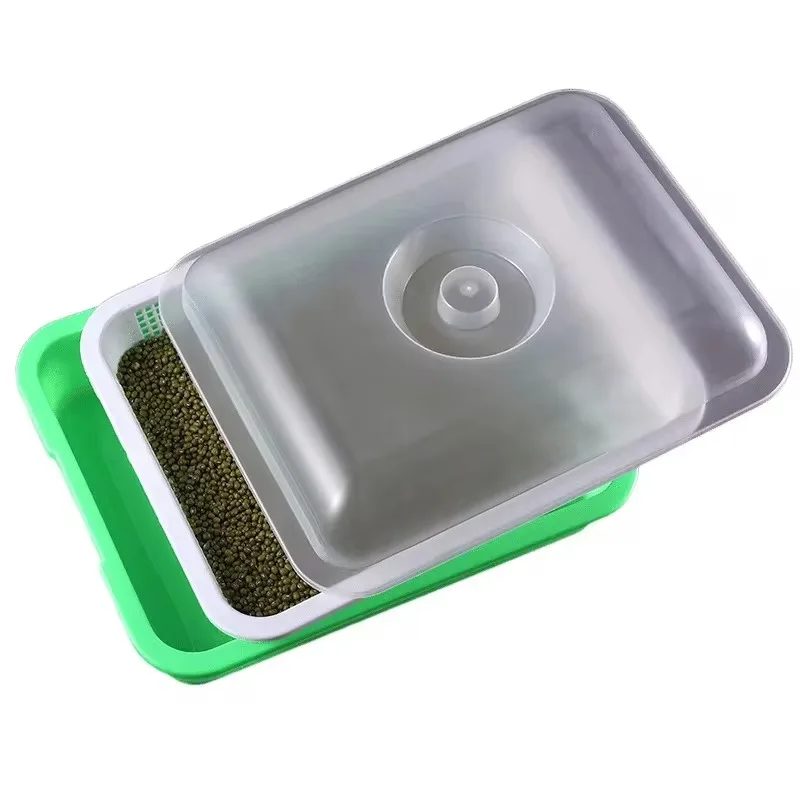 1set prout Sprout Pot Sprout Vegetable Seedling Tray Soilless Cultivation Hydroponic Equipment Pea Planting Bean Seedling