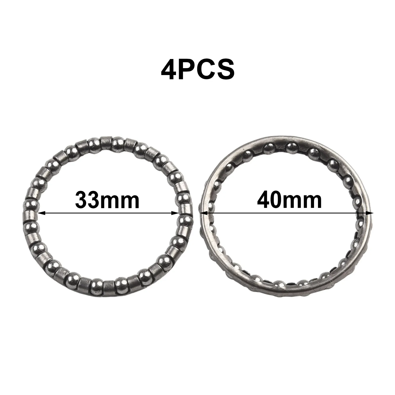 40mm Kugellager 4PCS Headset Caged Kugellager Rennen Für Mountainbike Zyklus Gabel Fahrrad Lager Set MTB fahrrad Teile – Detail 4