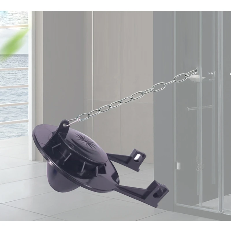 

Toilet Drain for Valve Flush Replacement Rubber Flapper Bathroom Universal