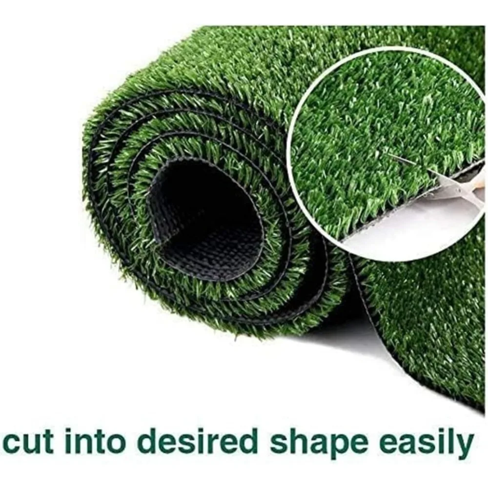 12ft x 14ft, Indoor Outdoor Dog Synthetic Grass Mat, Party Wedding Christmas Balcony, Artificial Lawn
