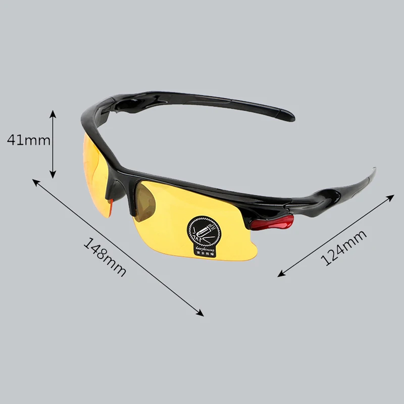 Day Night Car Vision Driver's Eyewear For Man Anti Glare Evening Goggles ABS Enhanced Light Sunshade Ride Glasses Car Accessorie