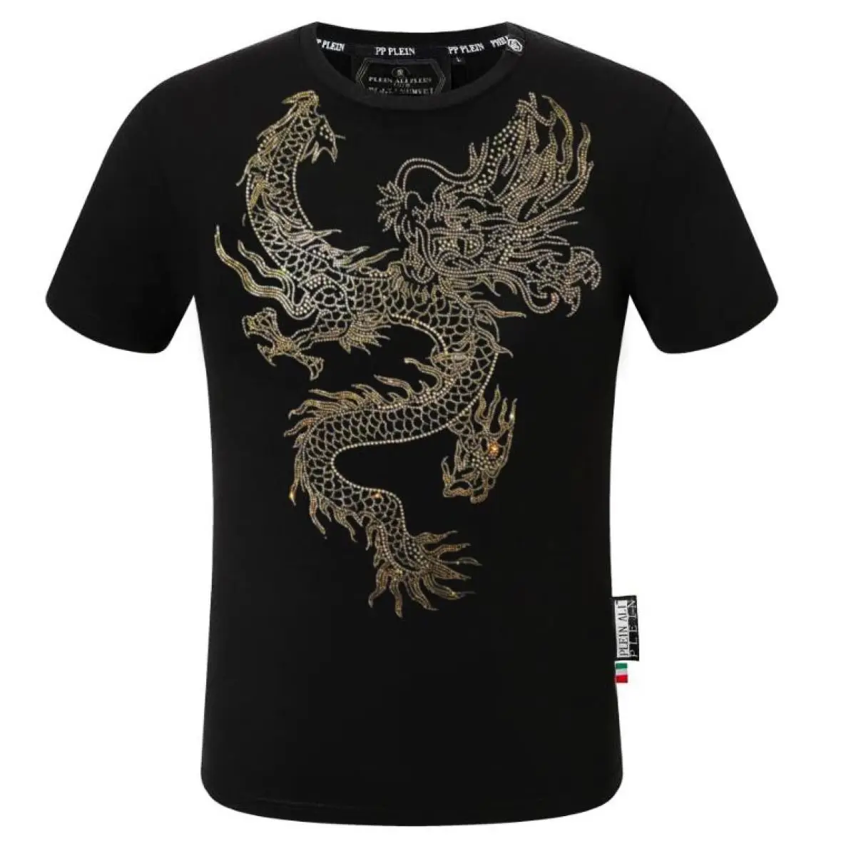 

PLEIN new Punk For design Men Hot Mens Street Fashion HOT Drill ullover brand PP T-shirts 049