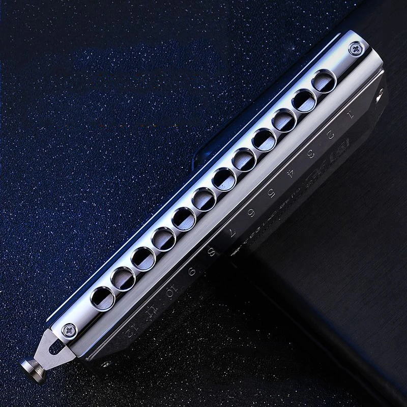 16 Holes Chromatic Harmonica 12 Holes C Key Adults Beginners Professional Harmonica for Kids Organizers Rare Musical Instruments