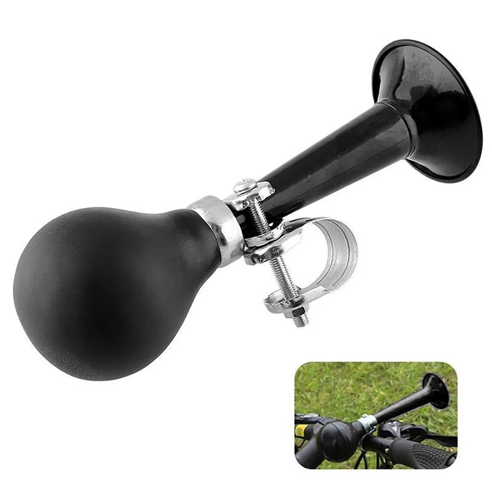 Bicycle Bell Loud Universal Mini Vintage MTB Safety Cycling Handlebar Bell Ring with Rubber Light for Outdoor