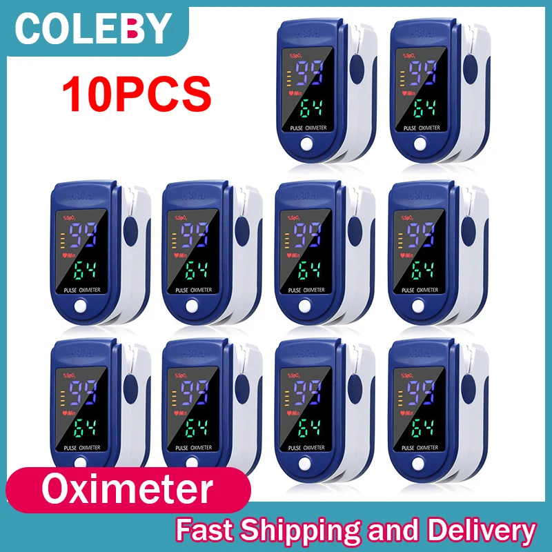 

Finger Oximeter Digital Fingertip Pulse Oximeter Blood Oxygen Saturation Meter Finger SPO2 PR Heart Rate Monitor Health Care