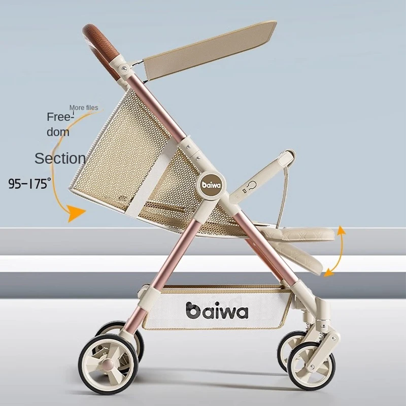 Lightweight Foldable Baby Travel Stroller 3