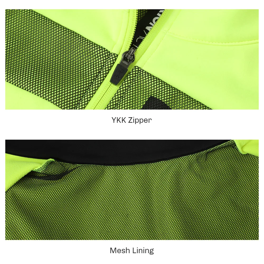 Cycling Jacket Cycling Clothes Men's Long Sleeves Breathable Windproof Bicycle Bike Motorcycle Wear Winter