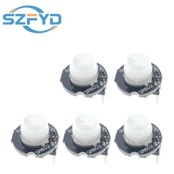 Mini Motion Sensor Module - Pyroelectric Infrared PIR Kit for DIY Projects (1/5/10 Pack) (5pcs)